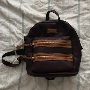 Adrienne Vittadini Purple Mini Backpack